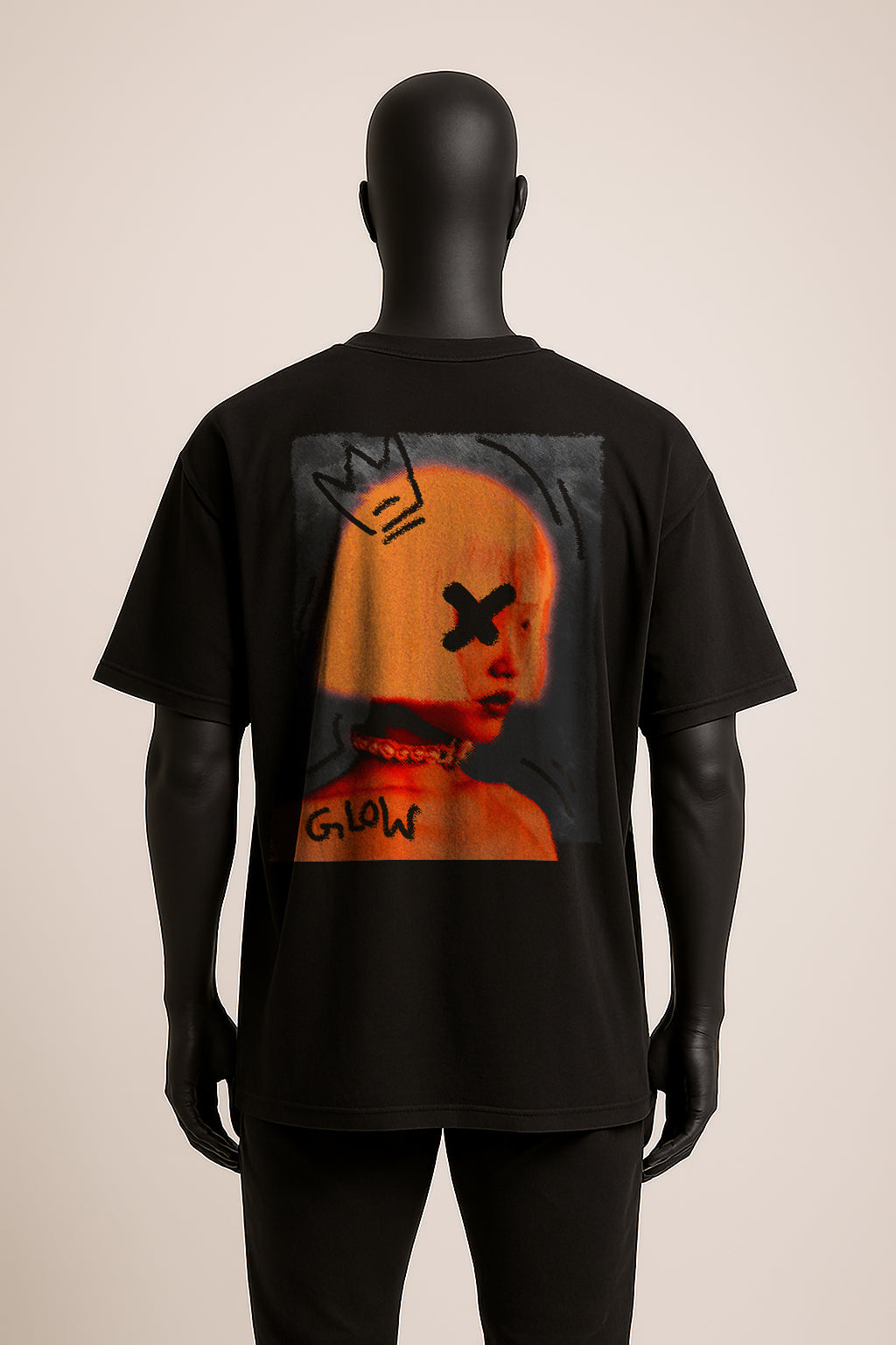 glow oversized tees