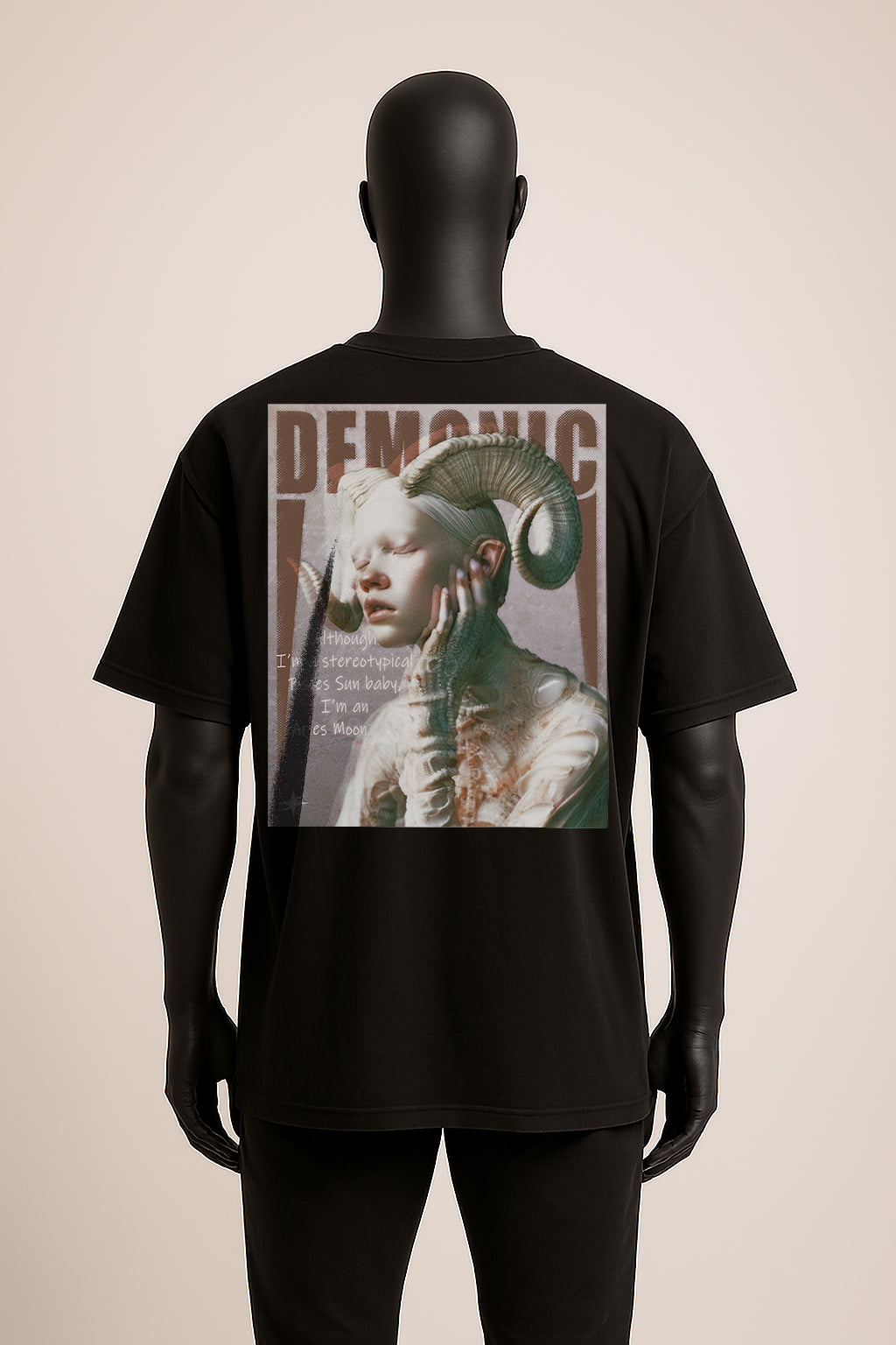 The Lunar Serpent Oversized Tee