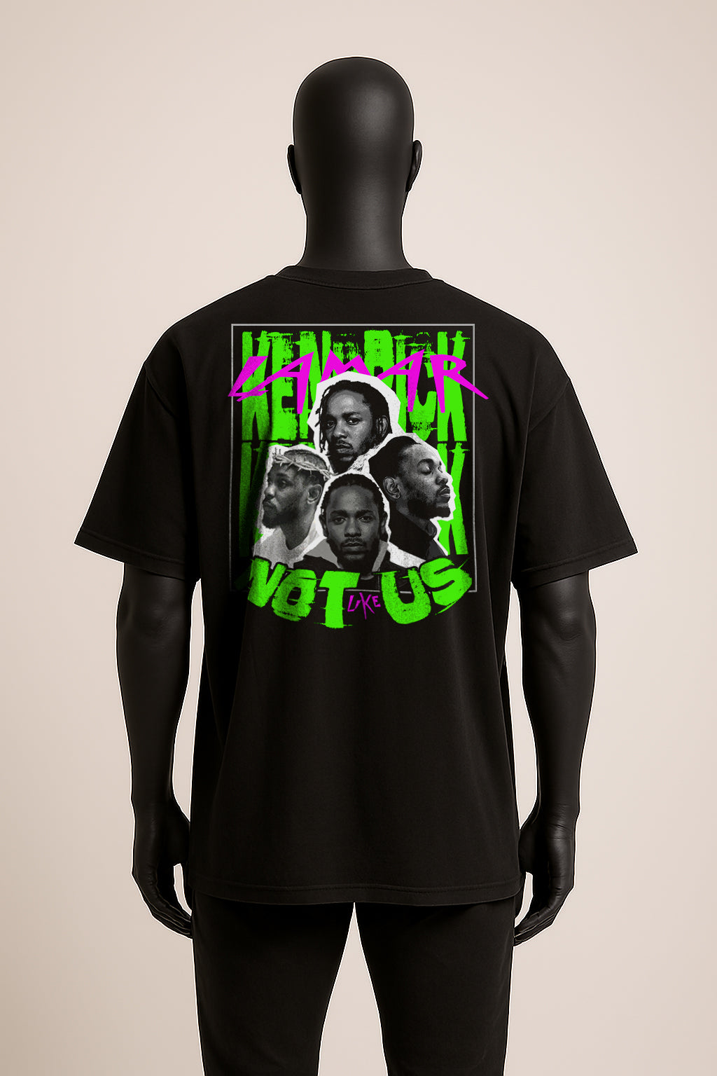 not like us oversized tee