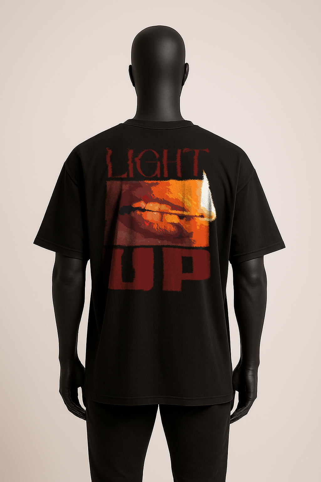 Light Up Unisex Oversized tees
